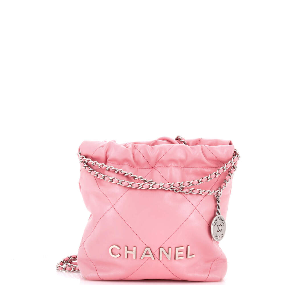 Chanel Mini 22 Chain Hobo Quilted Calfskin